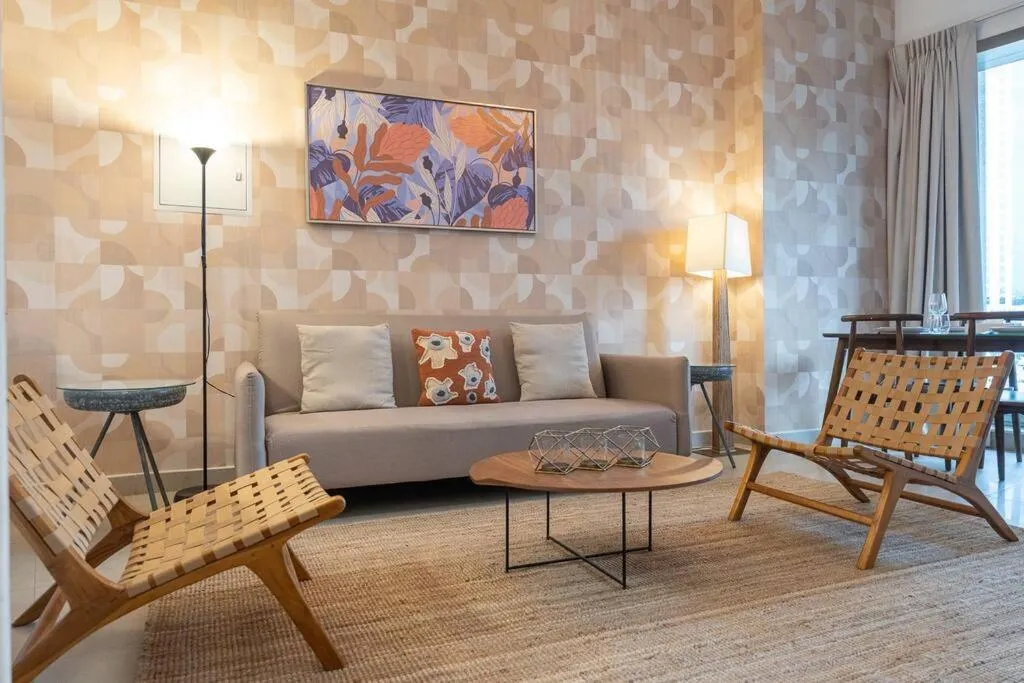 Image of Apartment in Marina with Vibrant Pop Art Accents