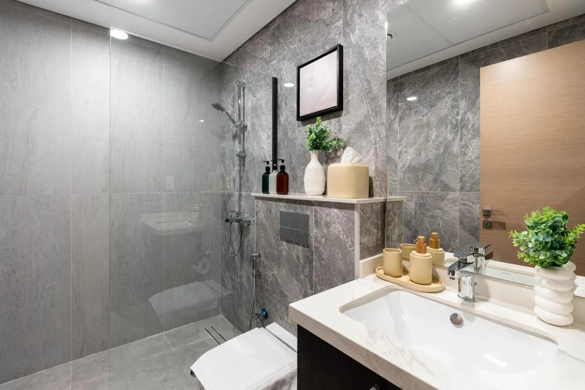 Image 3 of Chic & Modern Retreat in the Heart of JVC / Designer Choice / Sunset Views / Large Corner Balcony / New Building / 4 people