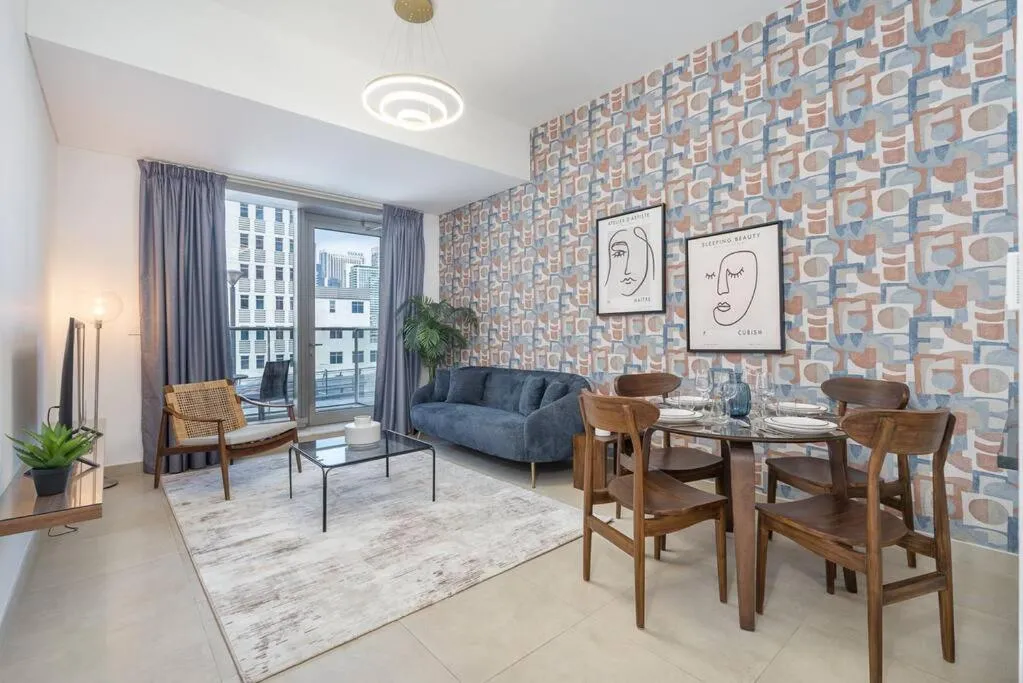 Image 3 of Colorful Geometric Apartment in Dubai Marina