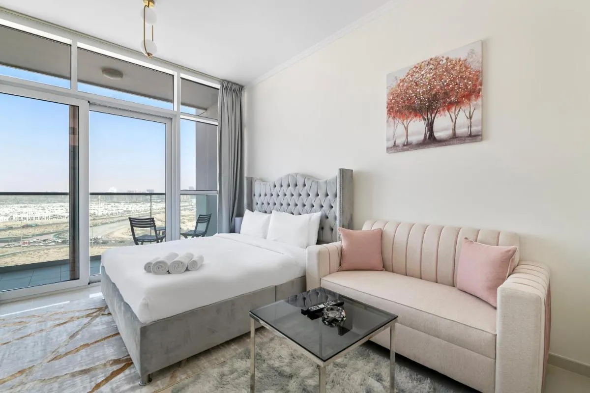 Image 1 of Fabulous Studio in Damac Hills with a Pool & Gym