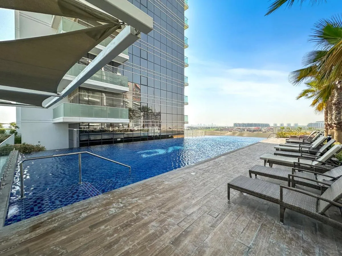Image 3 of Fabulous Studio in Damac Hills with a Pool & Gym