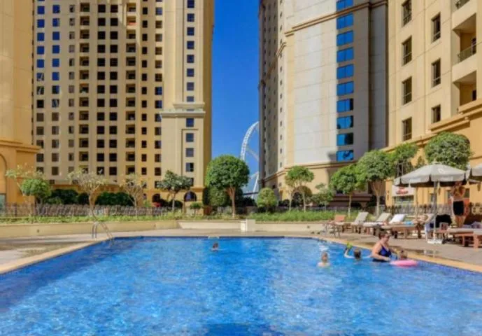 Image of HiGuests – Fancy 1BR Apt With Aerial Marina Views in JBR