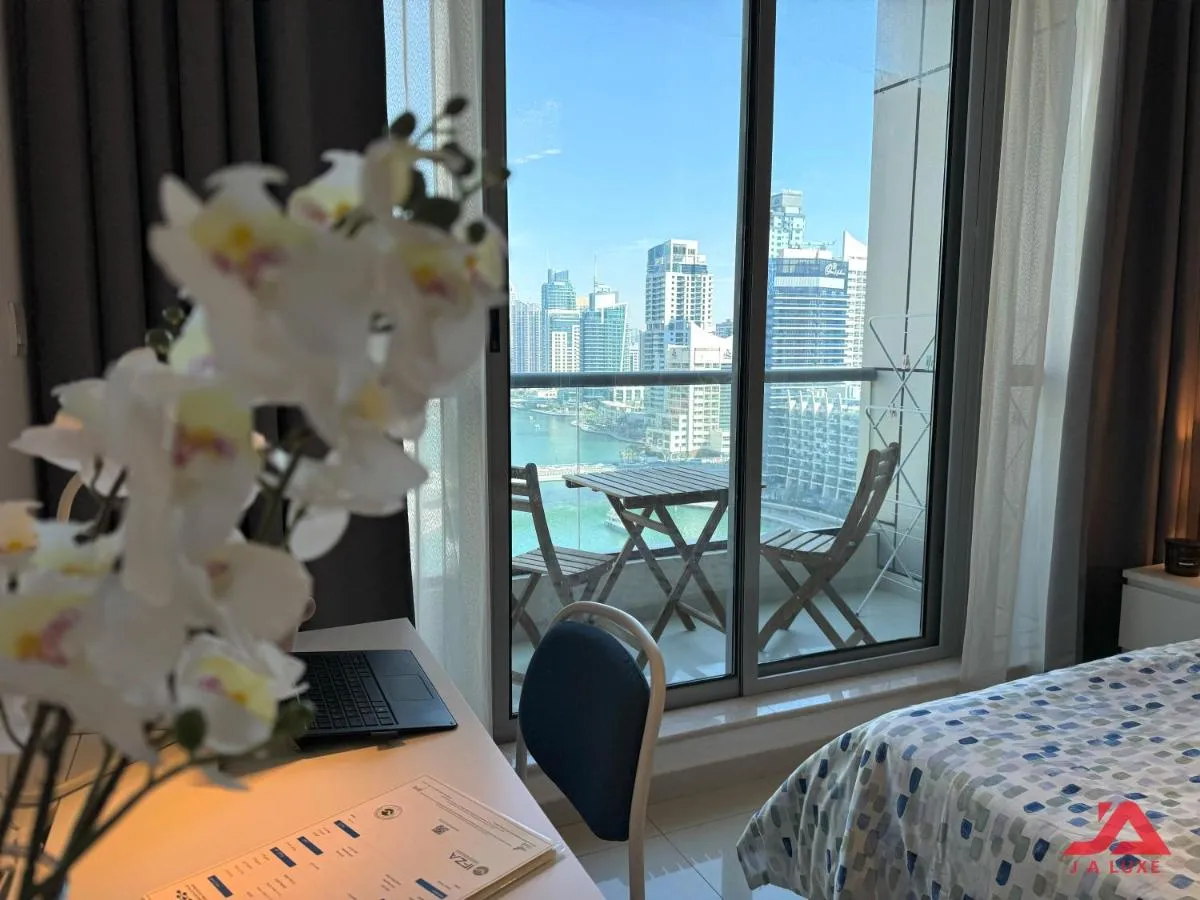 Image 1 of Lovely Dubai Marina View 1BR Apartment in Bay Central Tower