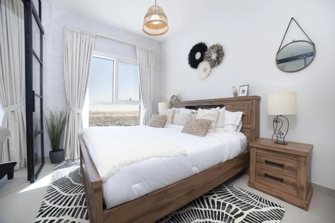 Image of Modern Boho 1br Sleeps4, Balcony,Pool,Gym,DXBHills