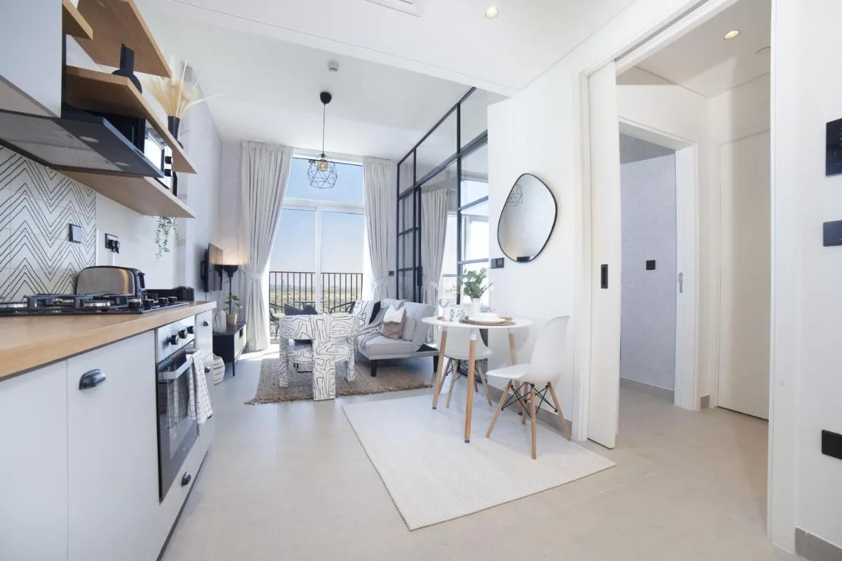 Image 3 of Modern Boho 1br Sleeps4, Balcony,Pool,Gym,DXBHills