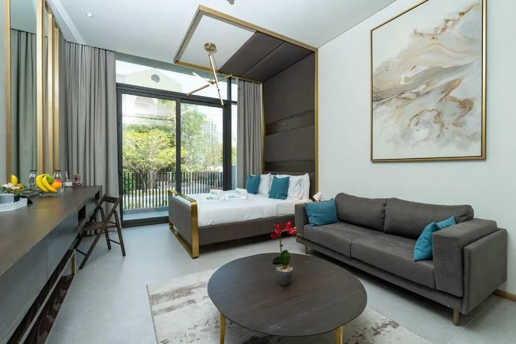Image 1 of Modern studio w spacious terrace in JVC -Suiteable