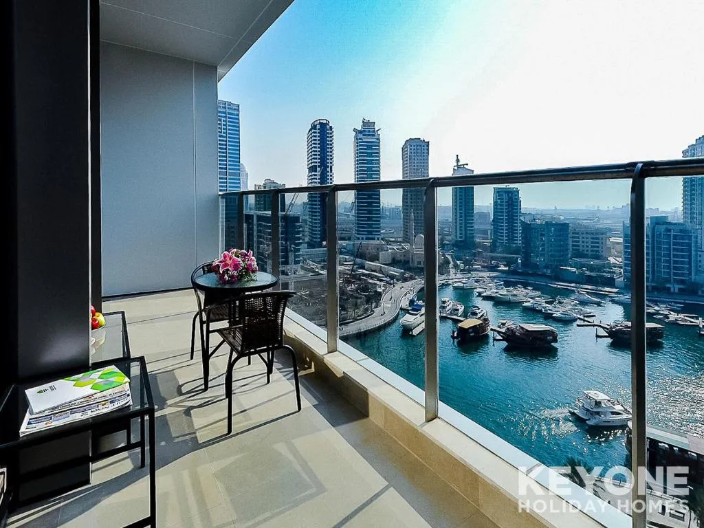 Image of Sophisticated One Bedroom with Full Marina View