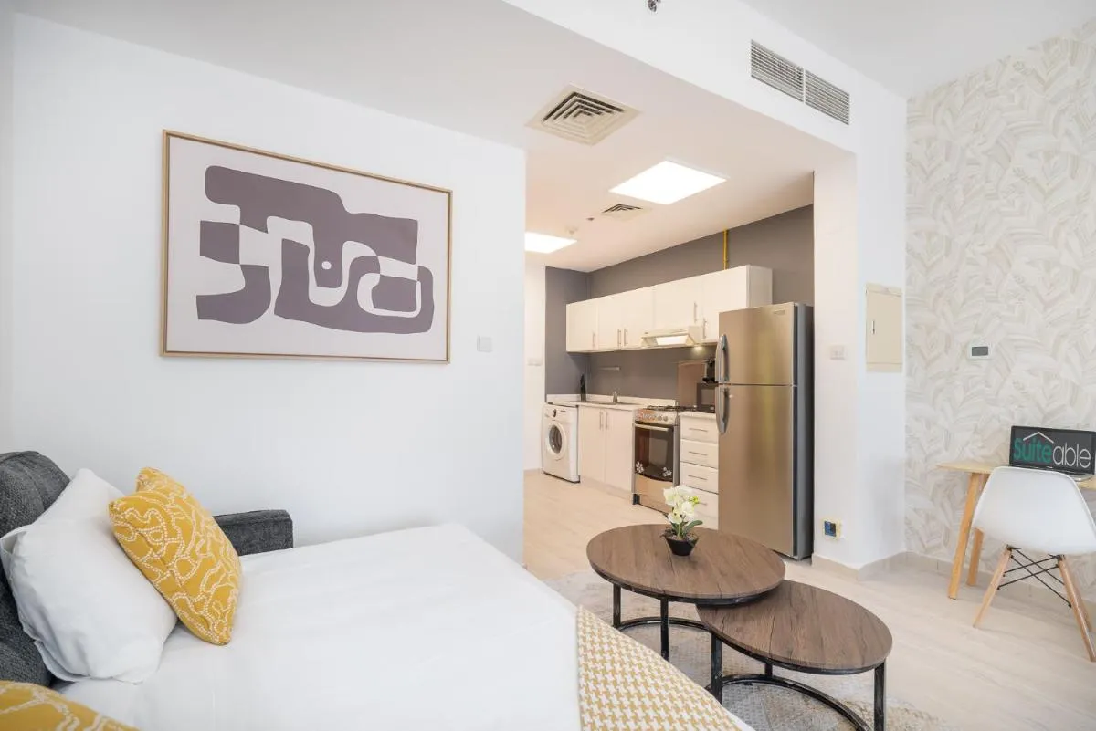Image 4 of Spacious Serene Studio Retreat in JVC by Suiteable