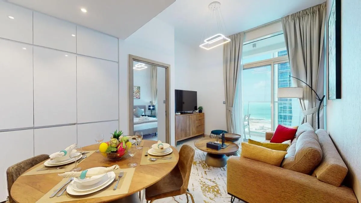 Image of Stylish Apartment Balcony and Sea Views