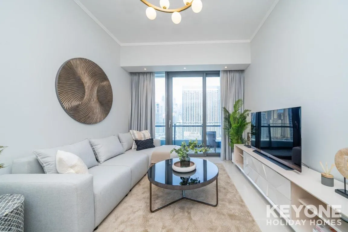 Image of Vibrant Two Bedroom with Full Marina View